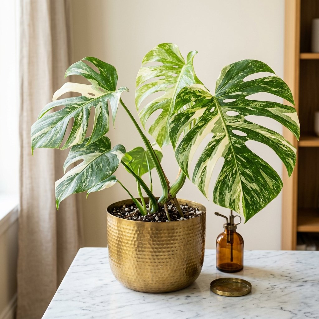 Variegated Monstera Deliciosa - Pocket Garden